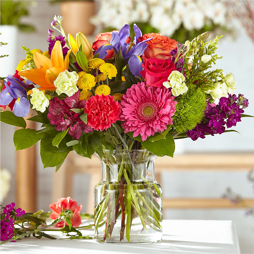 Bold & Bright – A Florist Original – THE SHOPPE ON KEY AVENUE FLORAL & GIFTS, Lampasas TX