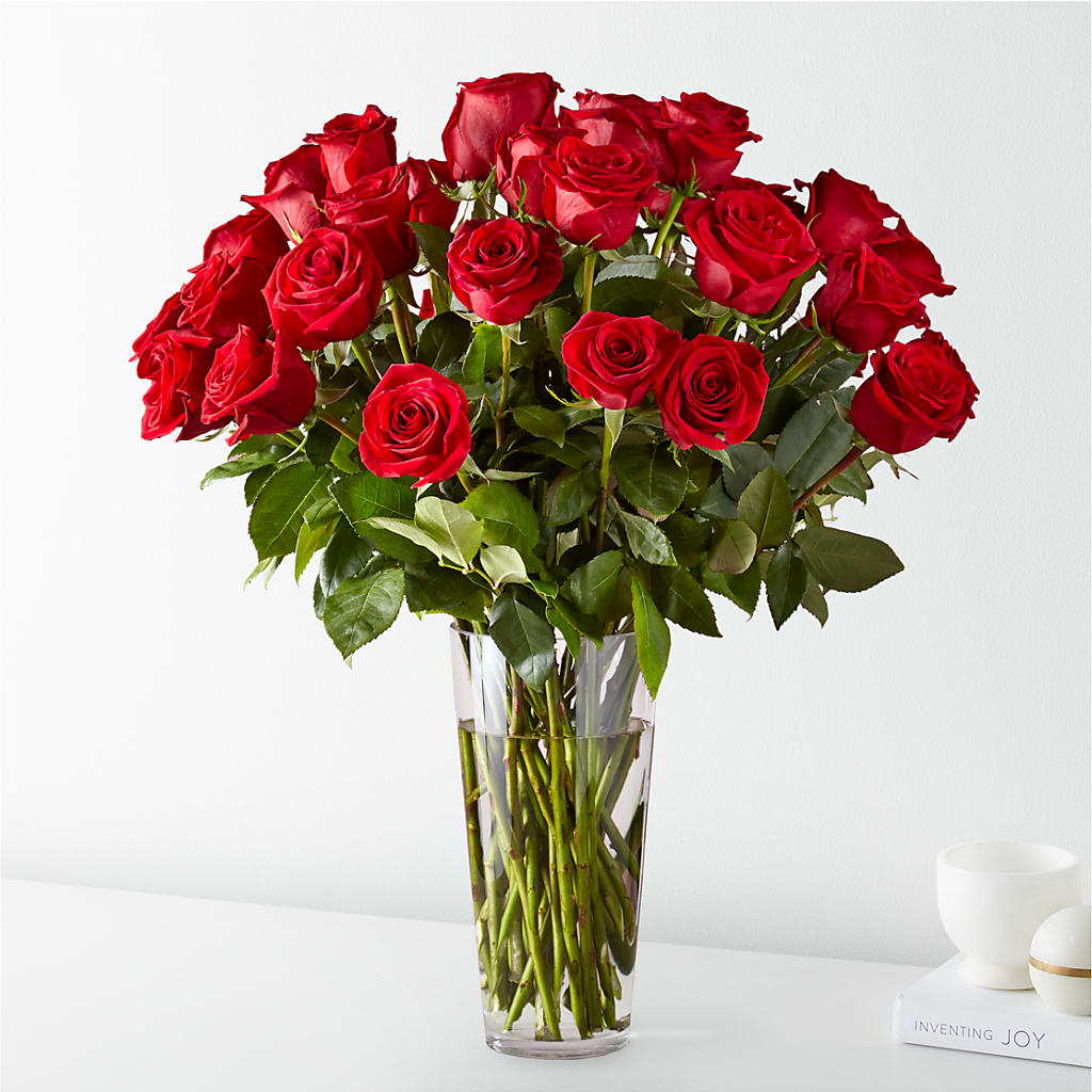 Long Stem Red Rose Bouquet – THE SHOPPE ON KEY AVENUE FLORAL & GIFTS, Lampasas TX