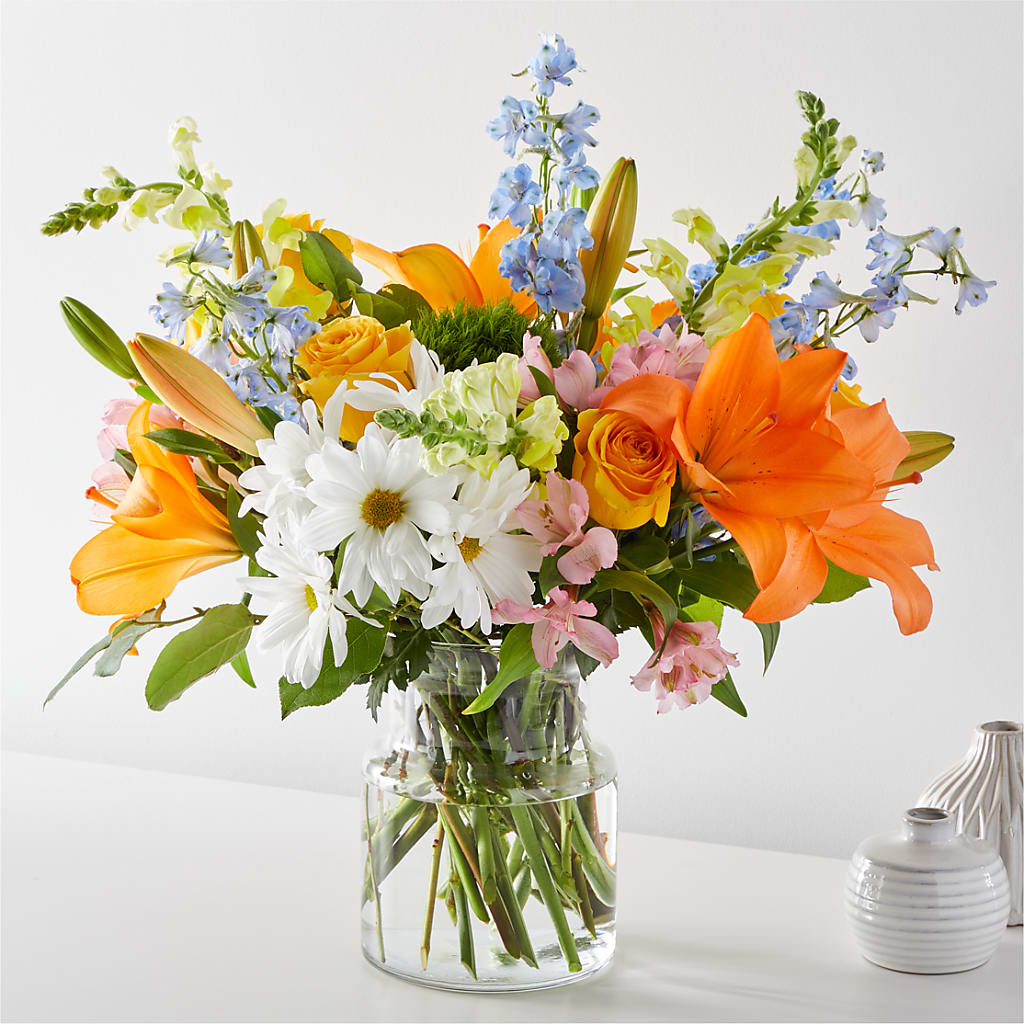 Sun Salutation Bouquet – THE SHOPPE ON KEY AVENUE FLORAL & GIFTS, Lampasas TX
