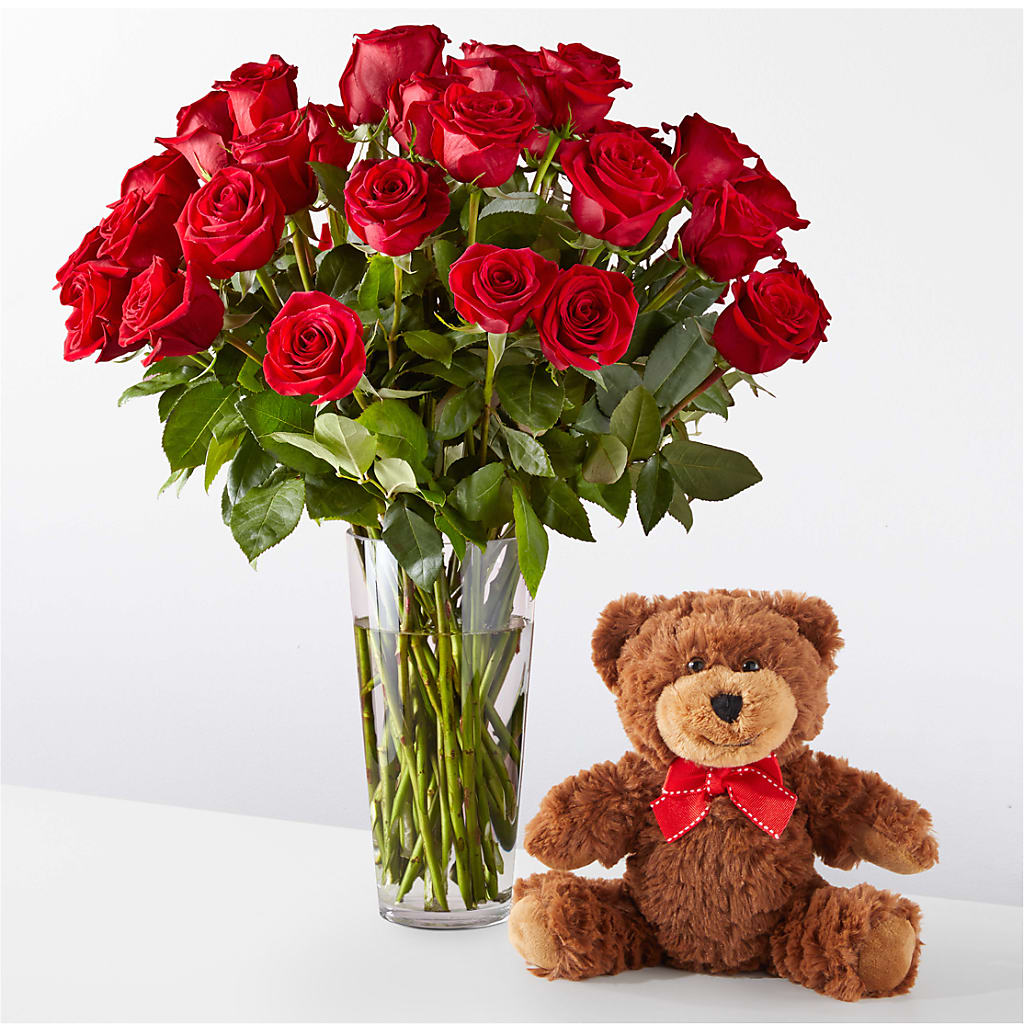 Romantic Long Stem Red Rose Bouquet Bundles – THE SHOPPE ON KEY AVENUE FLORAL & GIFTS, Lampasas TX