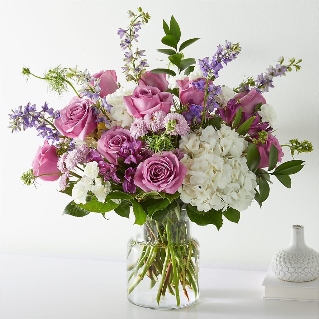 Violet Caress Bouquet – THE SHOPPE ON KEY AVENUE FLORAL & GIFTS, Lampasas TX