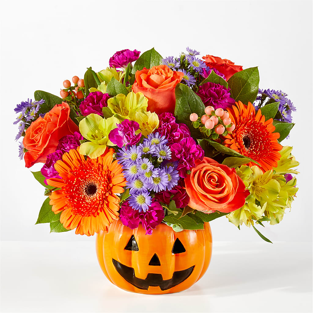 Tricks & Treats Pumpkin – THE SHOPPE ON KEY AVENUE FLORAL & GIFTS, Lampasas TX
