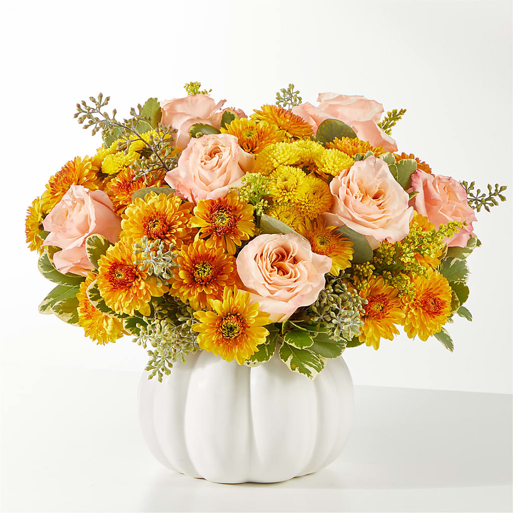 Peachy Pumpkin – THE SHOPPE ON KEY AVENUE FLORAL & GIFTS, Lampasas TX