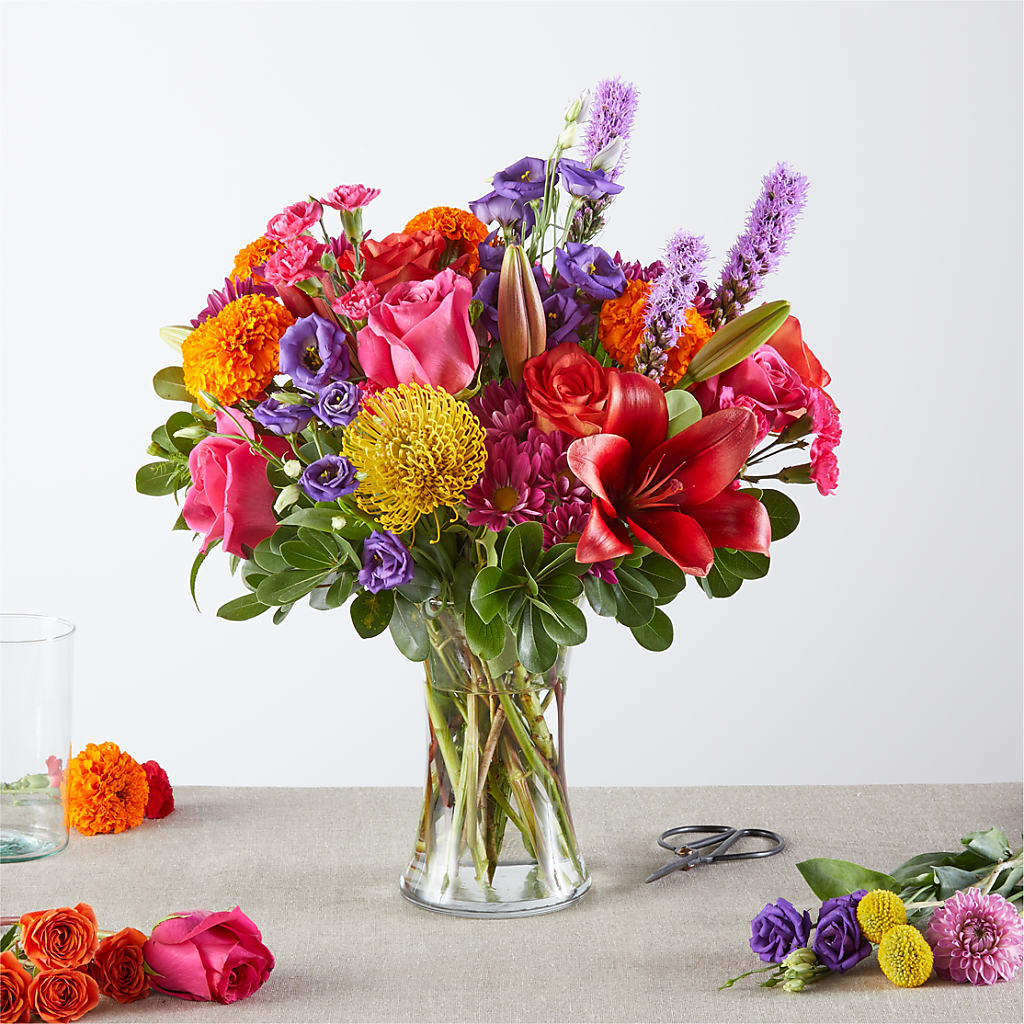 Feast of Color – A Florist Original – THE SHOPPE ON KEY AVENUE FLORAL & GIFTS, Lampasas TX