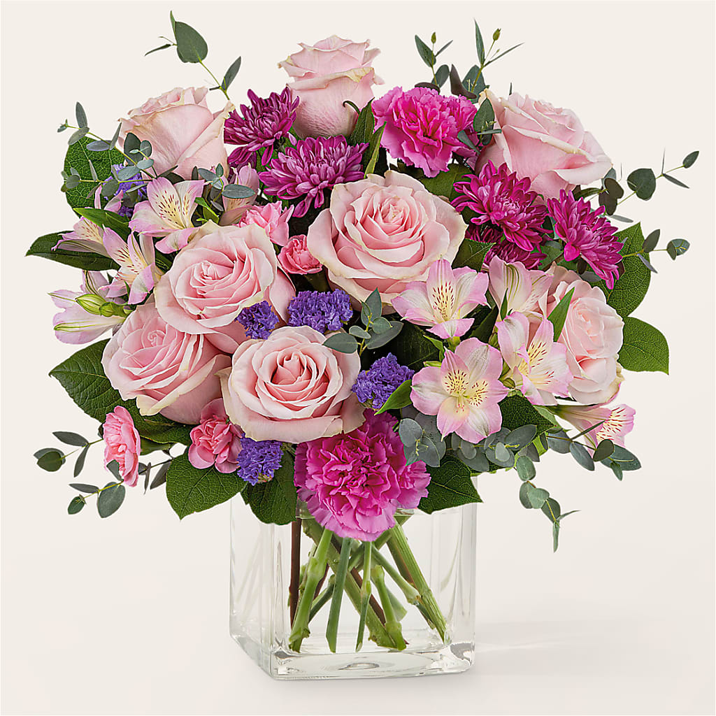 Rosy Radiance Bouquet – THE SHOPPE ON KEY AVENUE FLORAL & GIFTS, Lampasas TX