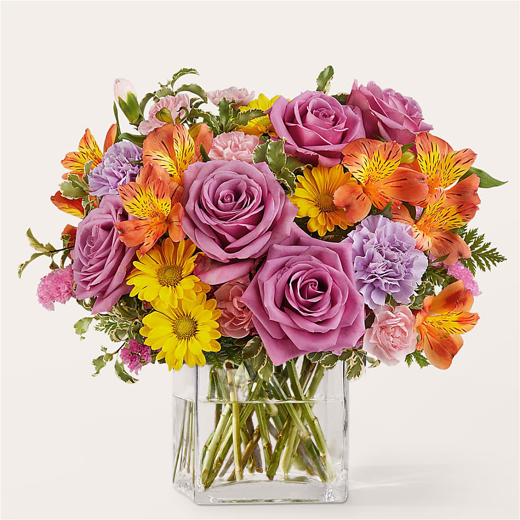 Shades of Happiness Bouquet – THE SHOPPE ON KEY AVENUE FLORAL & GIFTS, Lampasas TX