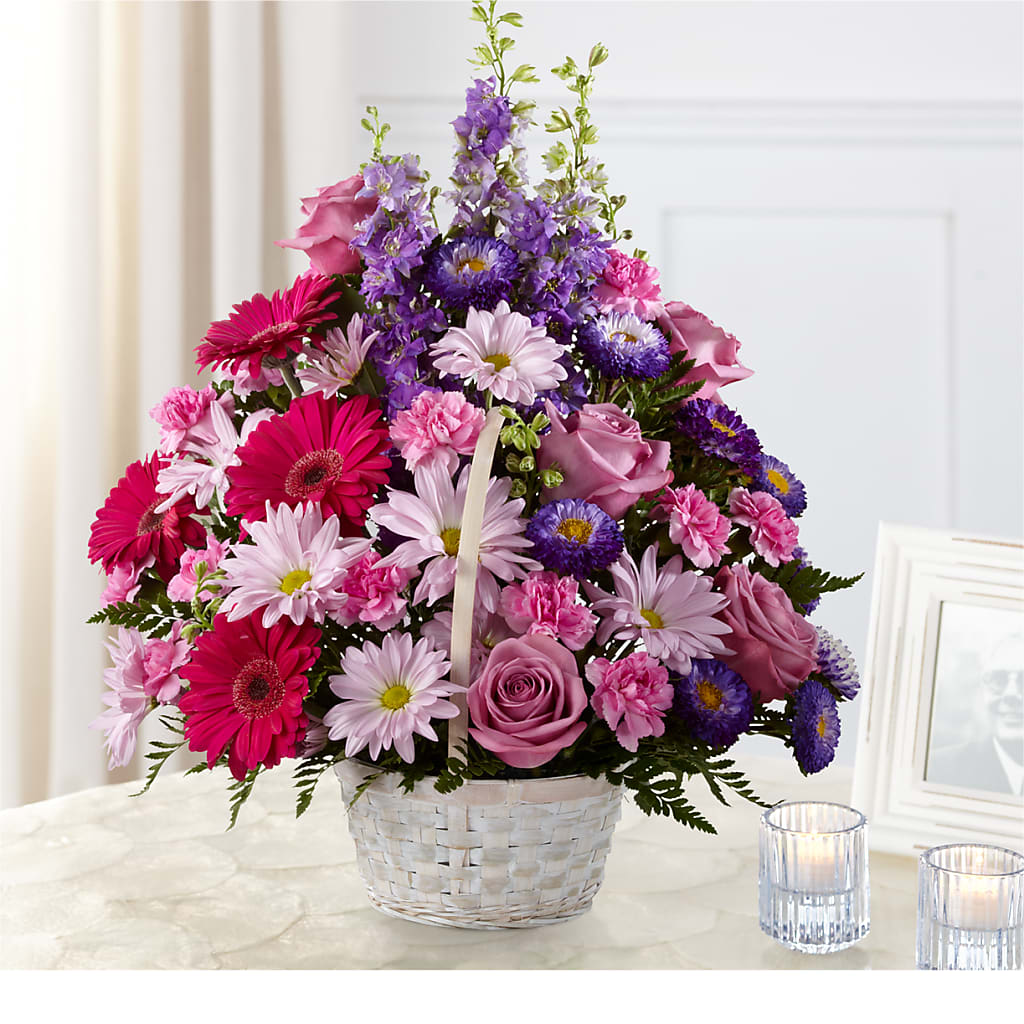 Pastel Peace Basket – THE SHOPPE ON KEY AVENUE FLORAL & GIFTS, Lampasas TX