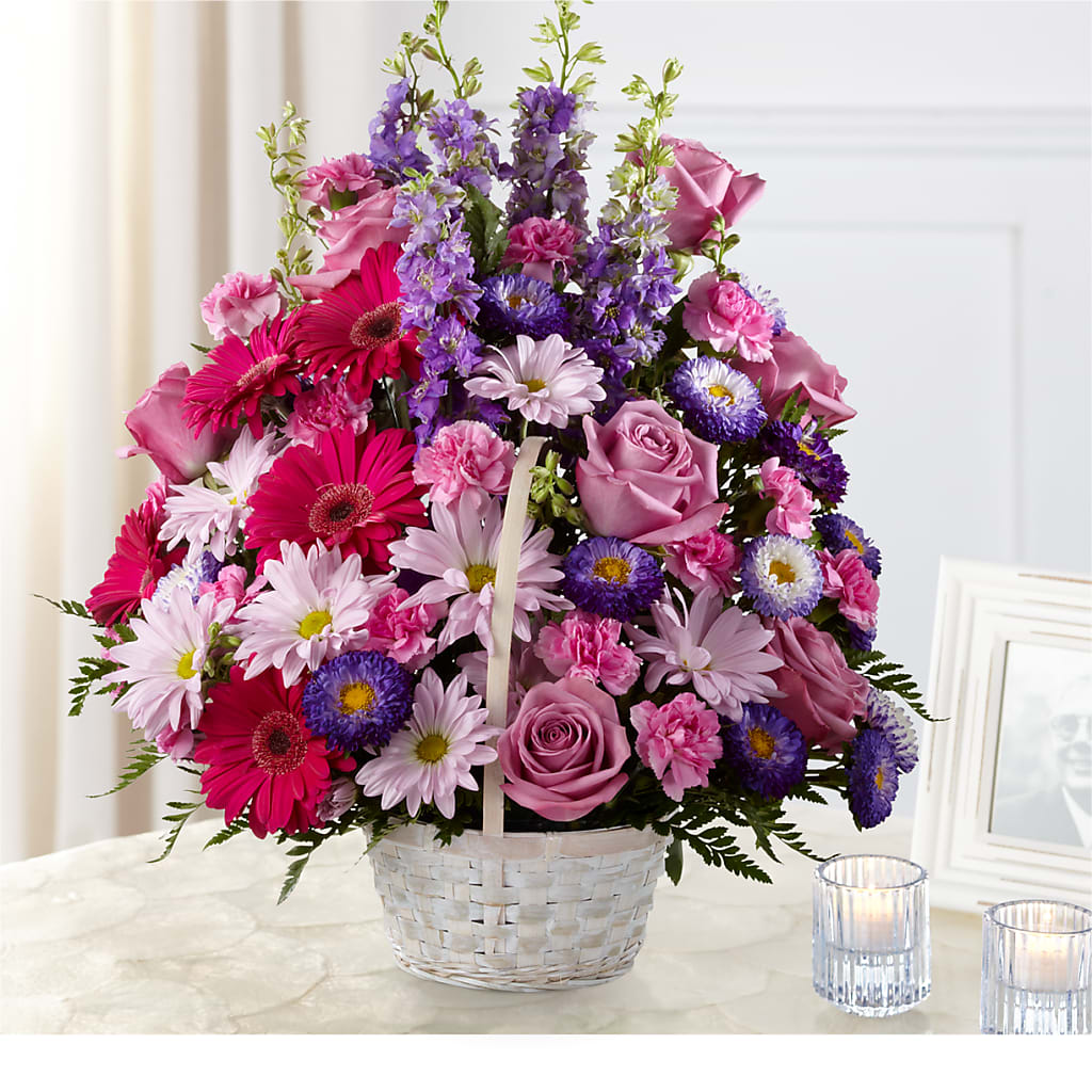 Pastel Peace Basket – THE SHOPPE ON KEY AVENUE FLORAL & GIFTS, Lampasas TX