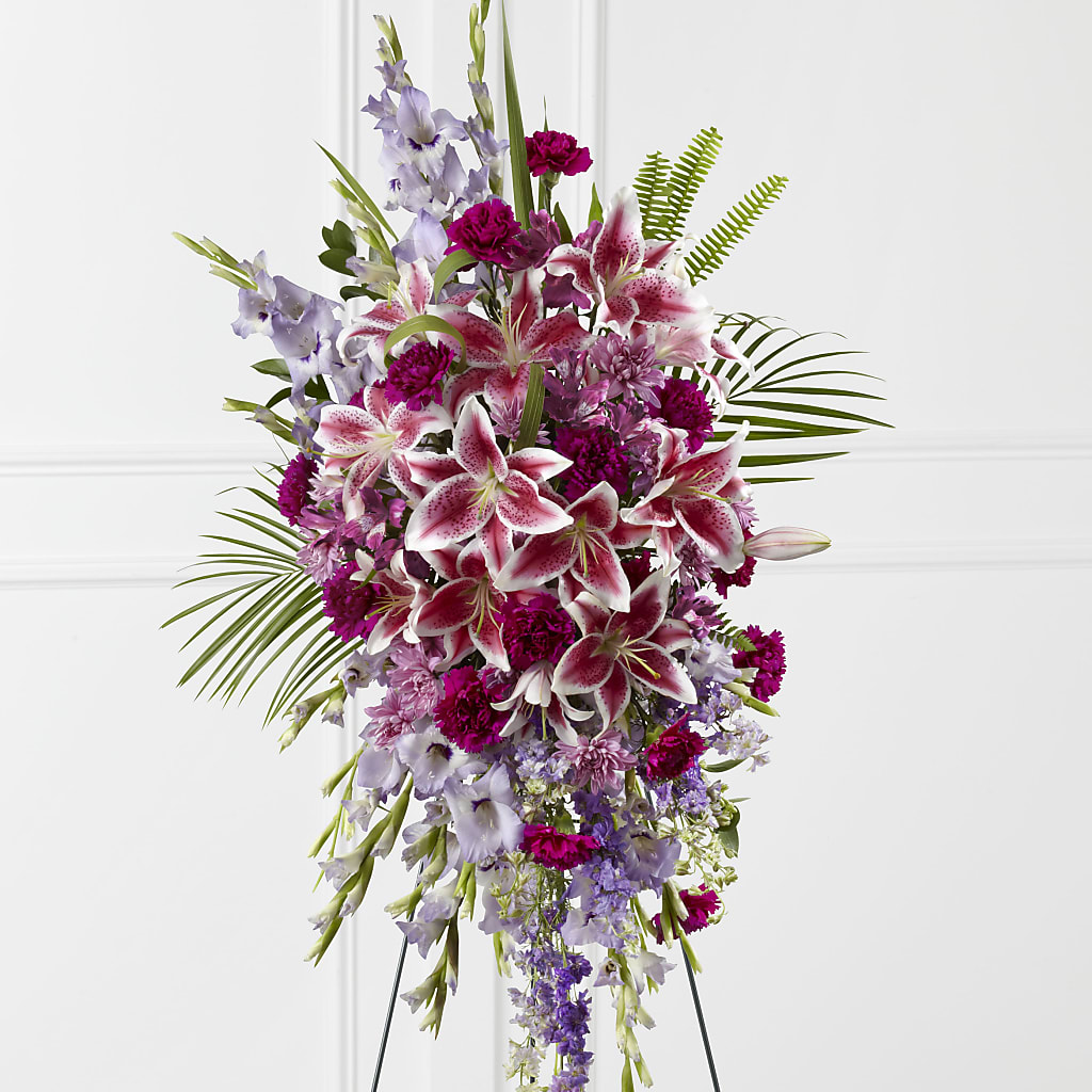 Tender Touch Standing Spray – THE SHOPPE ON KEY AVENUE FLORAL & GIFTS, Lampasas TX