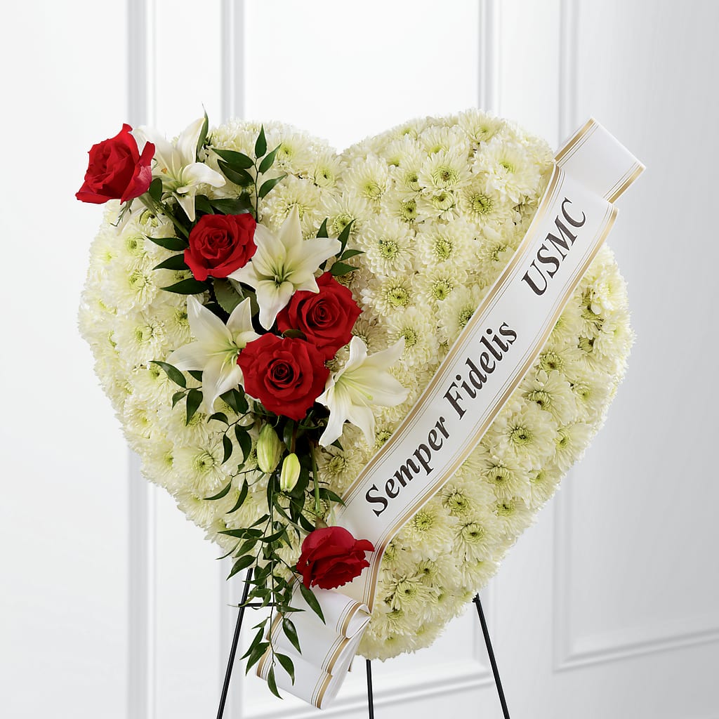 Heartfelt Hero Standing Heart – THE SHOPPE ON KEY AVENUE FLORAL & GIFTS, Lampasas TX