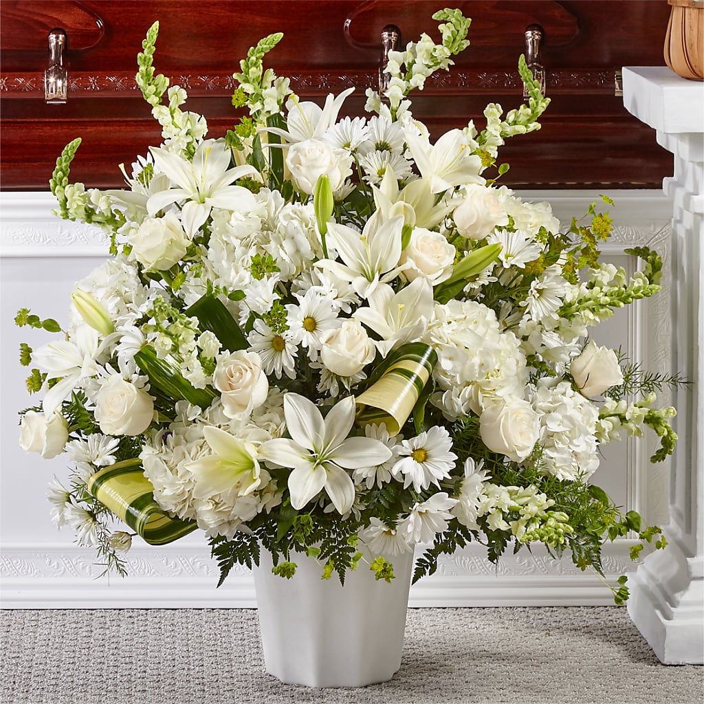 Thoughts of Tranquility Floor Basket – THE SHOPPE ON KEY AVENUE FLORAL & GIFTS, Lampasas TX