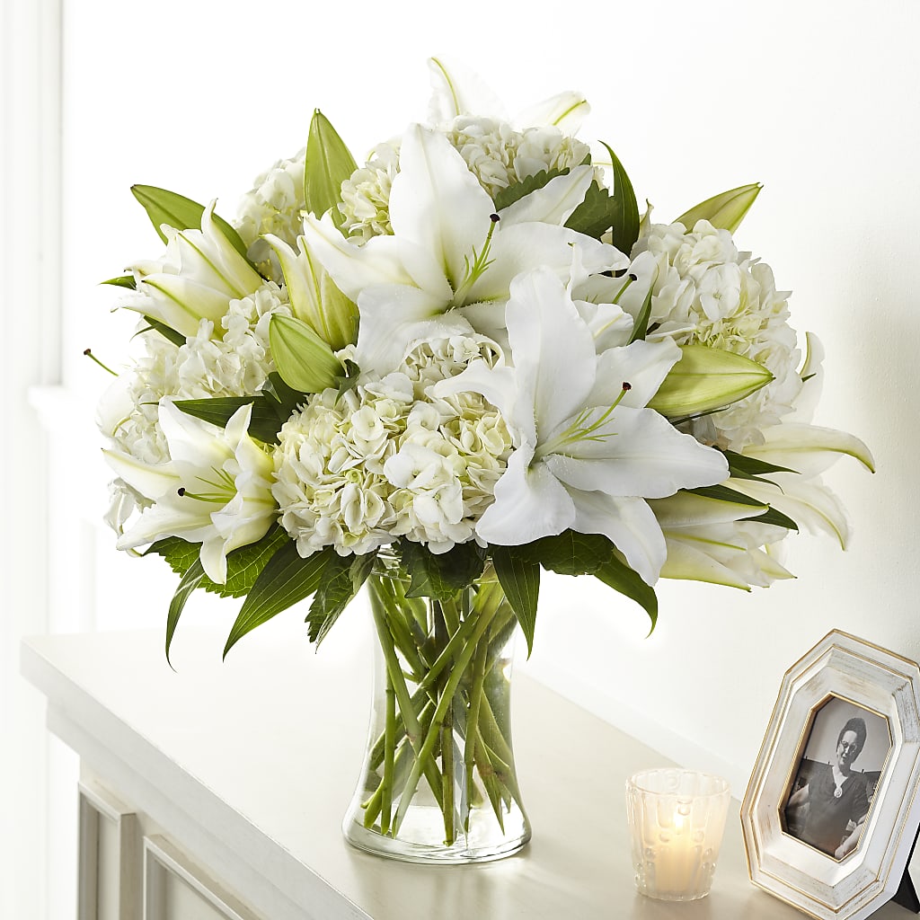 Compassionate Lily Bouquet – THE SHOPPE ON KEY AVENUE FLORAL & GIFTS, Lampasas TX
