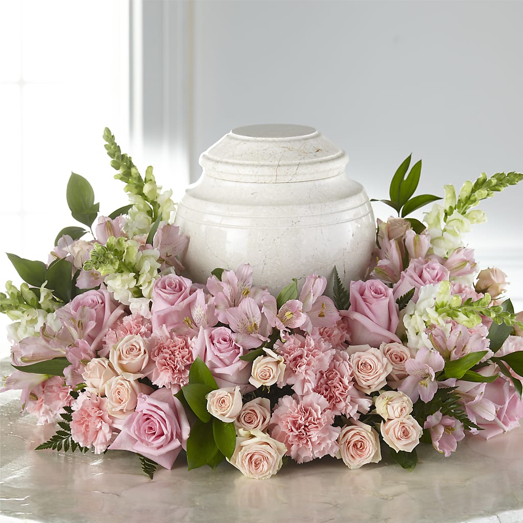 Blooms of Hope Cremation Adornment – THE SHOPPE ON KEY AVENUE FLORAL & GIFTS, Lampasas TX