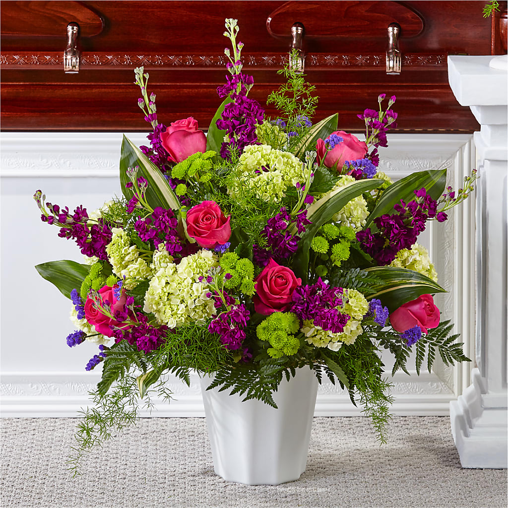 Beautiful Horizons Floor Basket – THE SHOPPE ON KEY AVENUE FLORAL & GIFTS, Lampasas TX