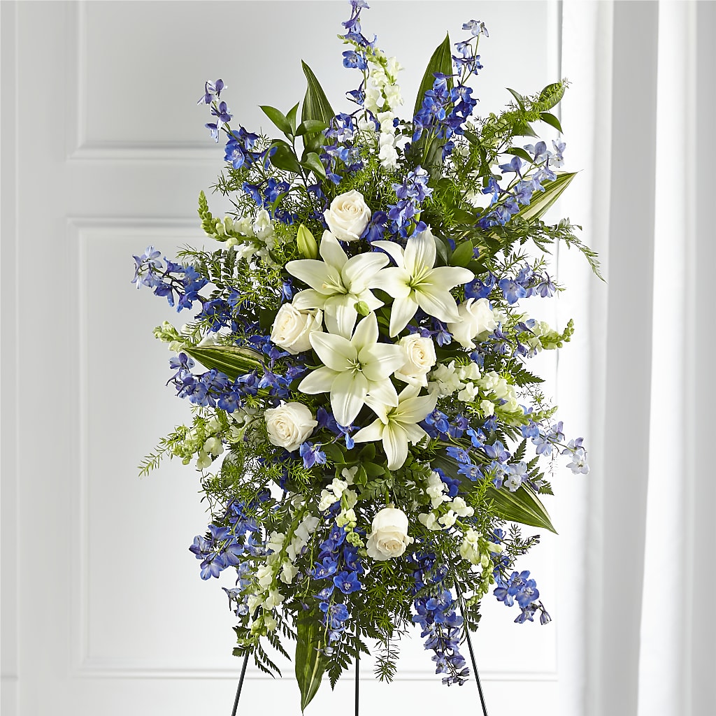 Faithful Friend Standing Spray – THE SHOPPE ON KEY AVENUE FLORAL & GIFTS, Lampasas TX