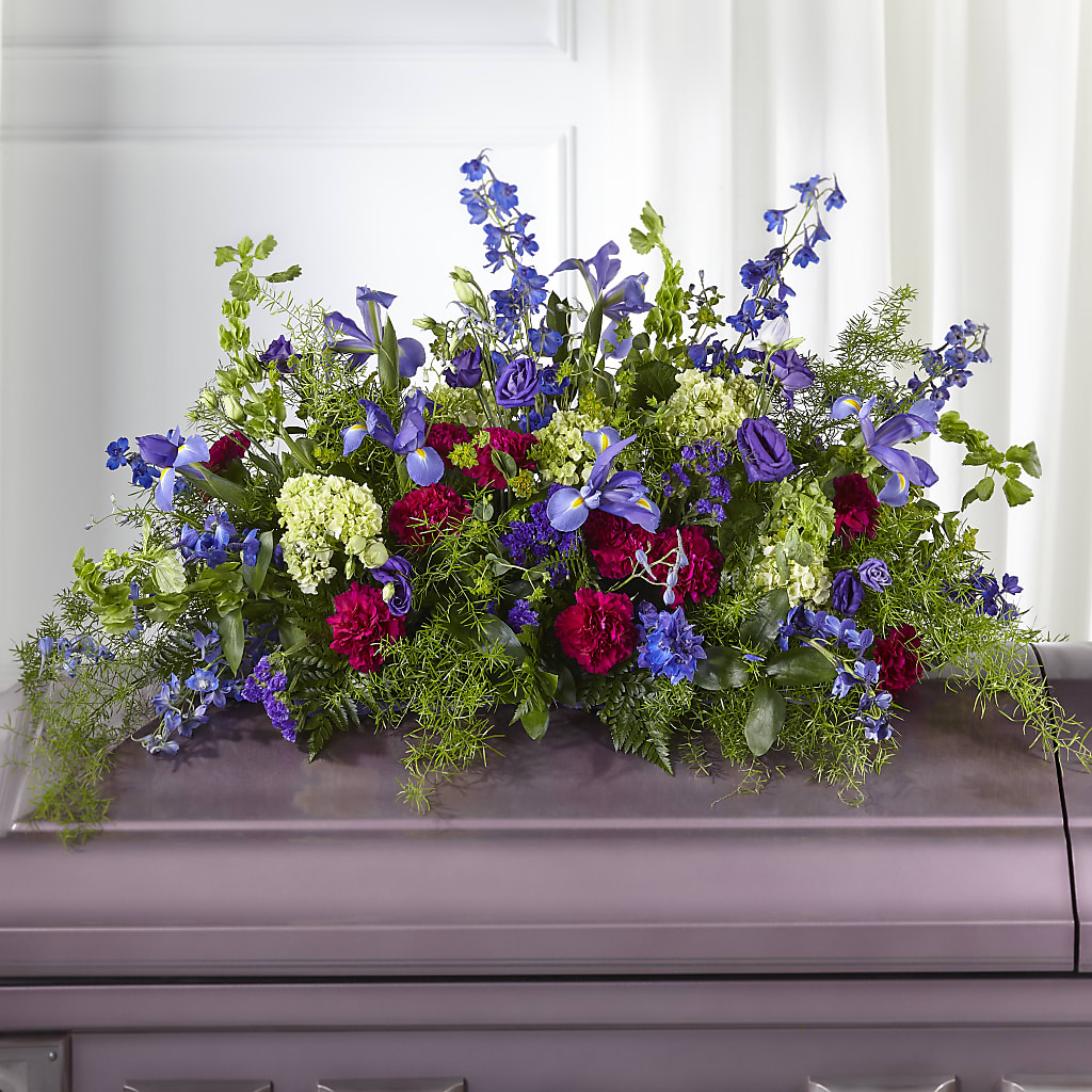 Always Treasured Casket Spray – THE SHOPPE ON KEY AVENUE FLORAL & GIFTS, Lampasas TX