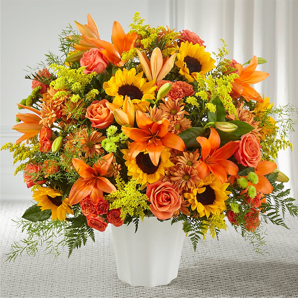 Harvest Thoughts Floor Basket – THE SHOPPE ON KEY AVENUE FLORAL & GIFTS, Lampasas TX