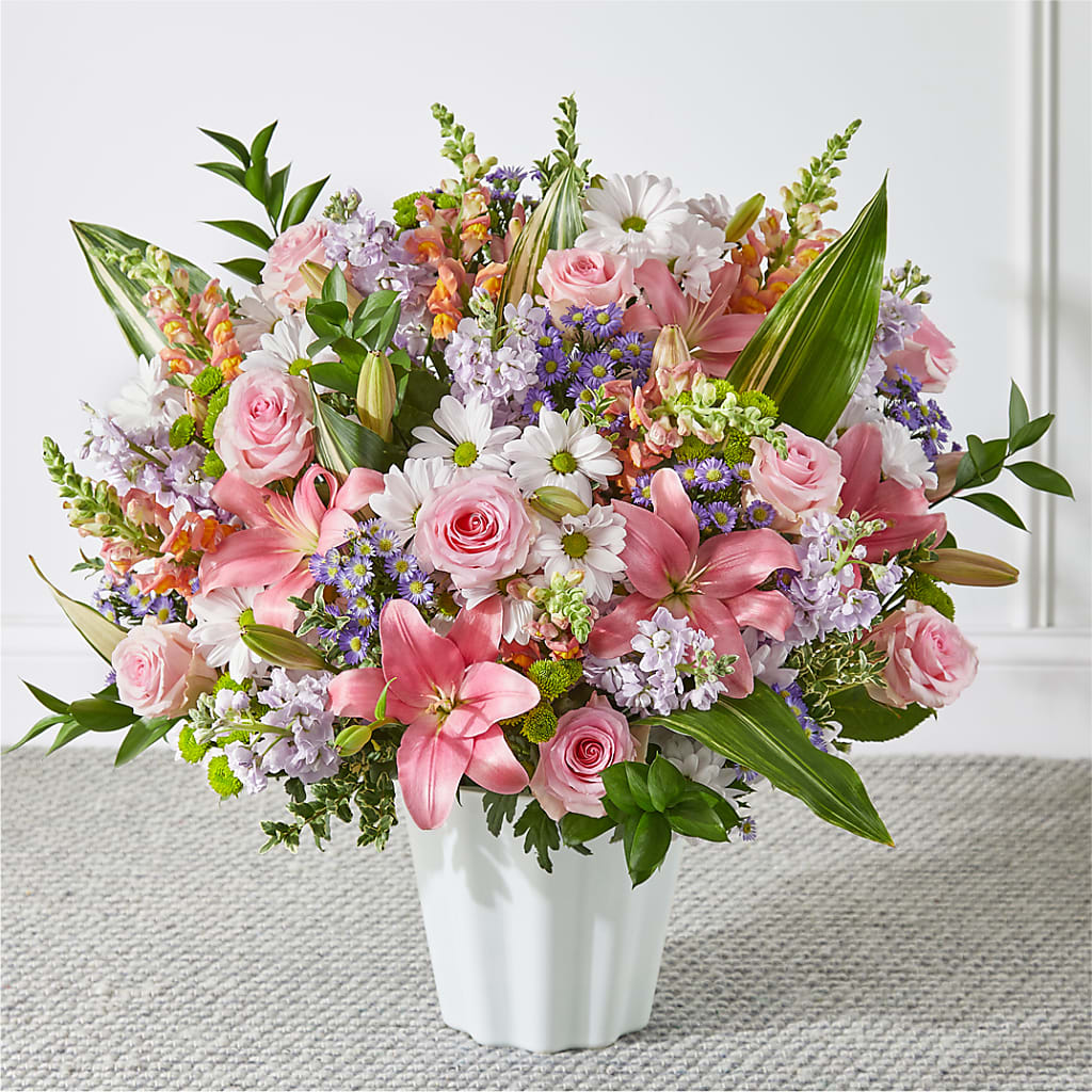 Abundant Compassion Floor Basket – THE SHOPPE ON KEY AVENUE FLORAL & GIFTS, Lampasas TX