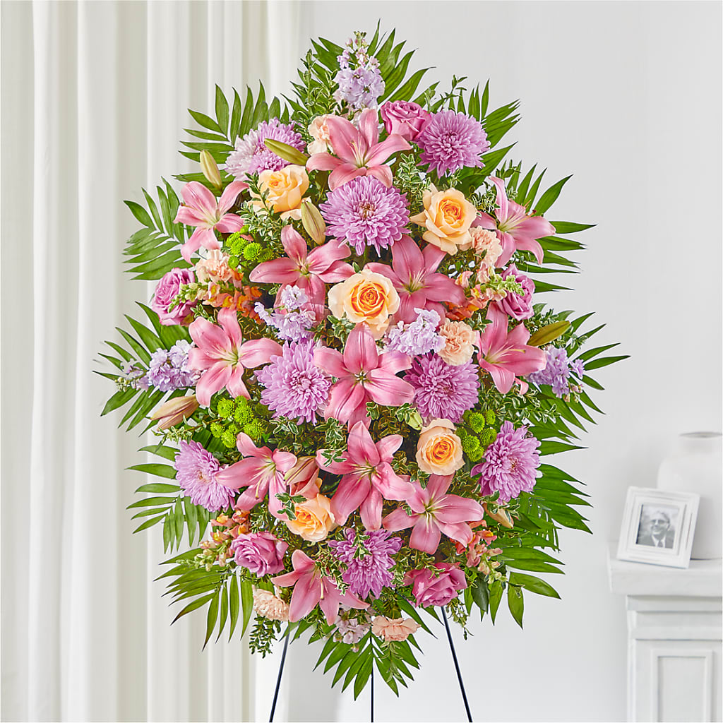 Love & Light Standing Spray – THE SHOPPE ON KEY AVENUE FLORAL & GIFTS, Lampasas TX