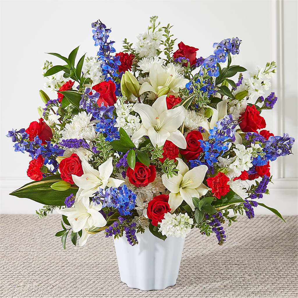 Consoled Floor Basket – THE SHOPPE ON KEY AVENUE FLORAL & GIFTS, Lampasas TX