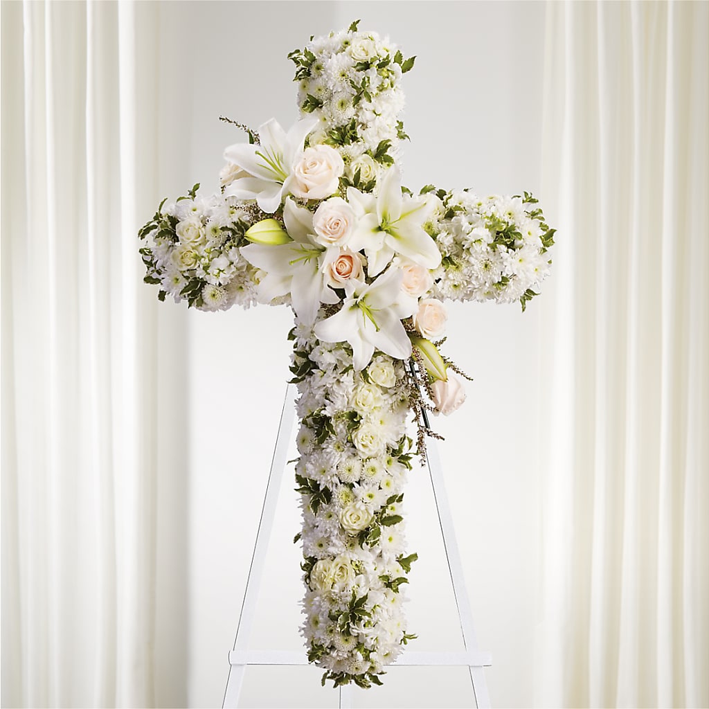 Spiritual Guidance Standing Spray – THE SHOPPE ON KEY AVENUE FLORAL & GIFTS, Lampasas TX