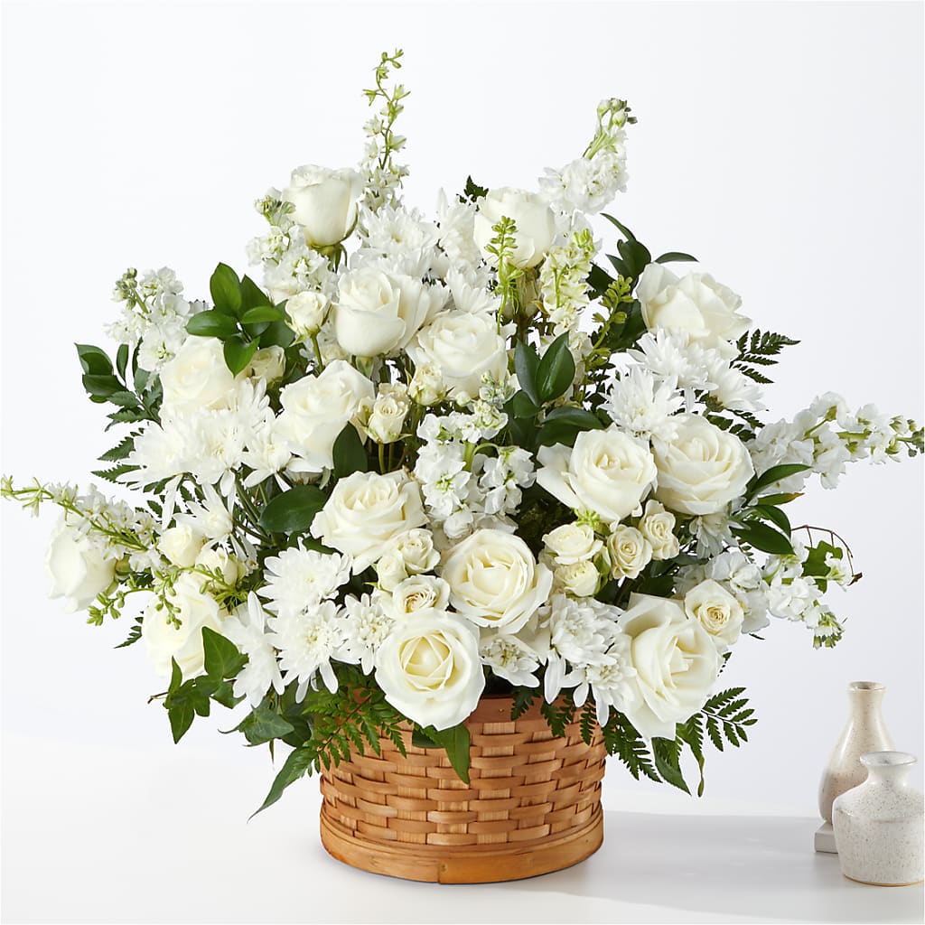 Heartfelt Condolences Arrangement – THE SHOPPE ON KEY AVENUE FLORAL & GIFTS, Lampasas TX