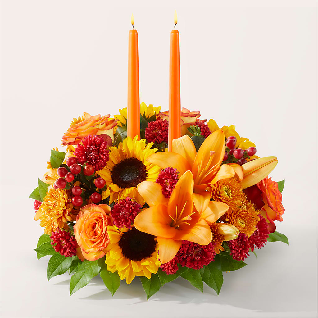 Grateful Centerpiece – THE SHOPPE ON KEY AVENUE FLORAL & GIFTS, Lampasas TX