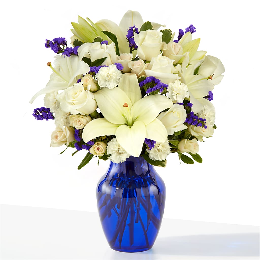 Sapphire Rush Bouquet – THE SHOPPE ON KEY AVENUE FLORAL & GIFTS, Lampasas TX