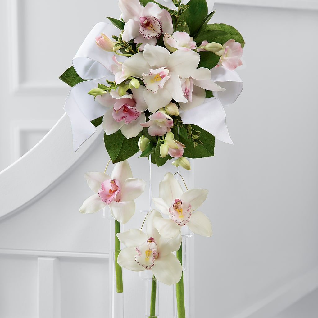 Perfect Entrance Pew Arrangement – THE SHOPPE ON KEY AVENUE FLORAL & GIFTS, Lampasas TX