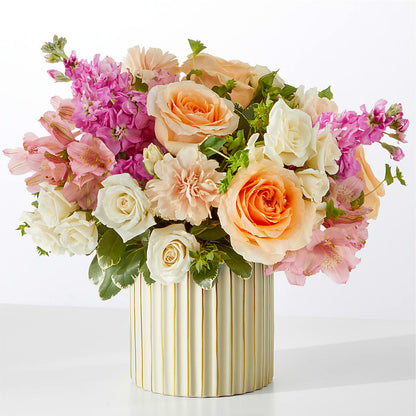 Paradise Bouquet with Ivory Vase – THE SHOPPE ON KEY AVENUE FLORAL & GIFTS, Lampasas TX