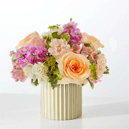 Paradise Bouquet with Ivory Vase – THE SHOPPE ON KEY AVENUE FLORAL & GIFTS, Lampasas TX